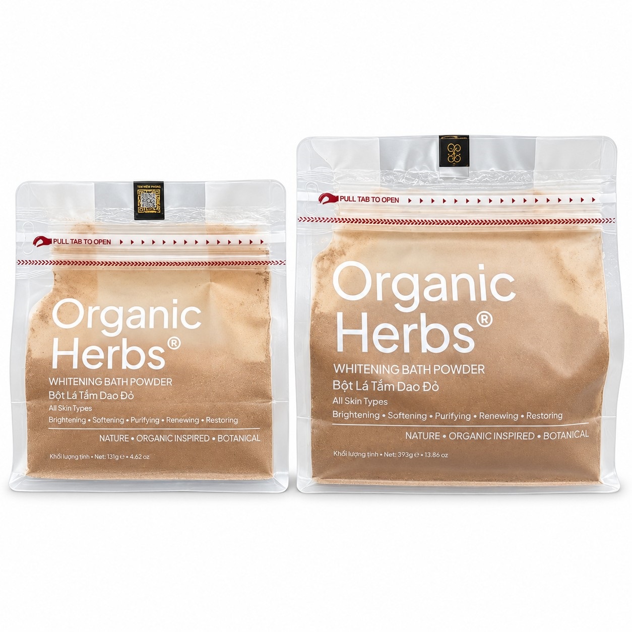 OrganicHerbs Bột Lá Tắm Dao Đỏ 24 Vị | Red Dao Bath Leaf